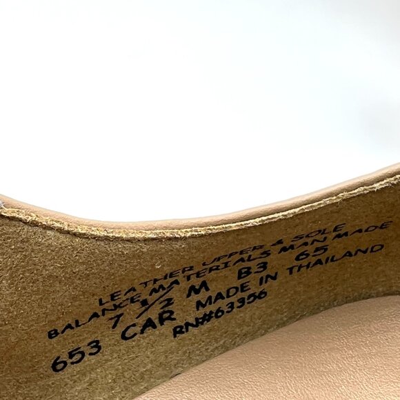 Capezio Womens Size 7.5 # 653 Manhattan Character Caramel Tan Dance Shoes Heels - Picture 15 of 15